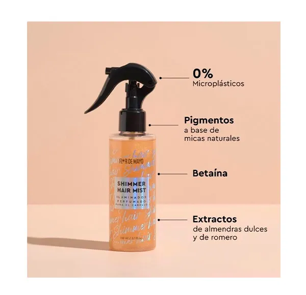 Спрей для осветления волос Shimmer Hair Mist Flor De Mayo, 150 ml — фото 2