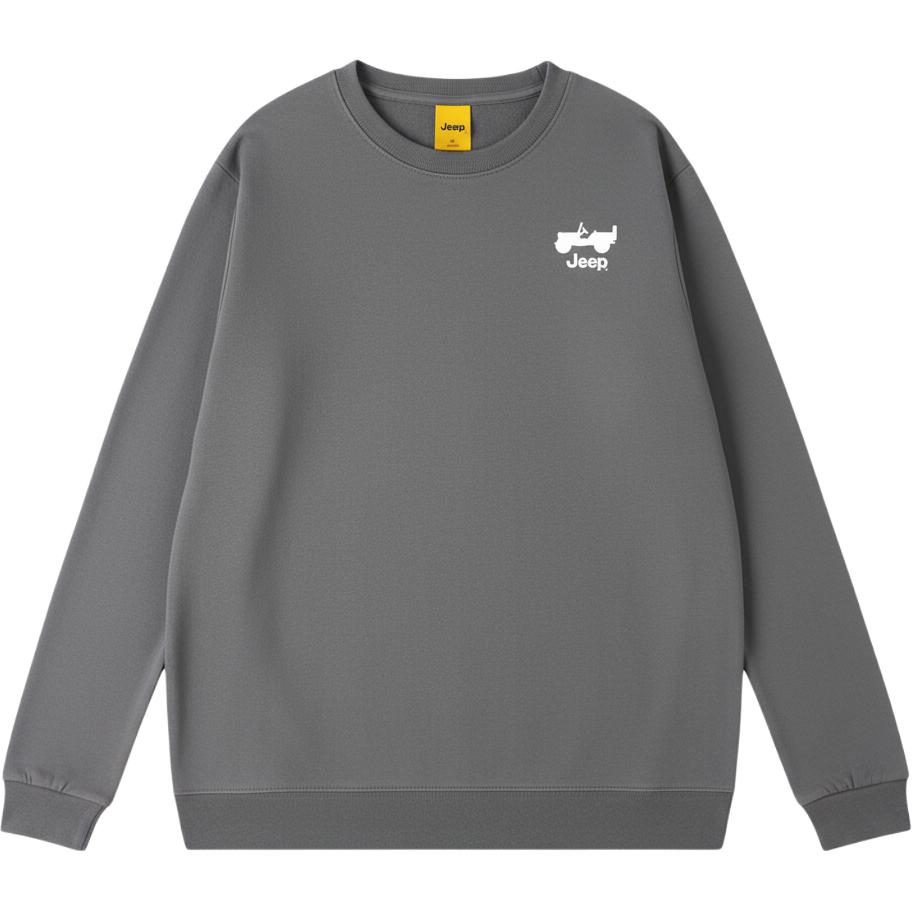 

Свитшот Unisex Crew Neck Moderate Heavyweight Jeep, темно-серый