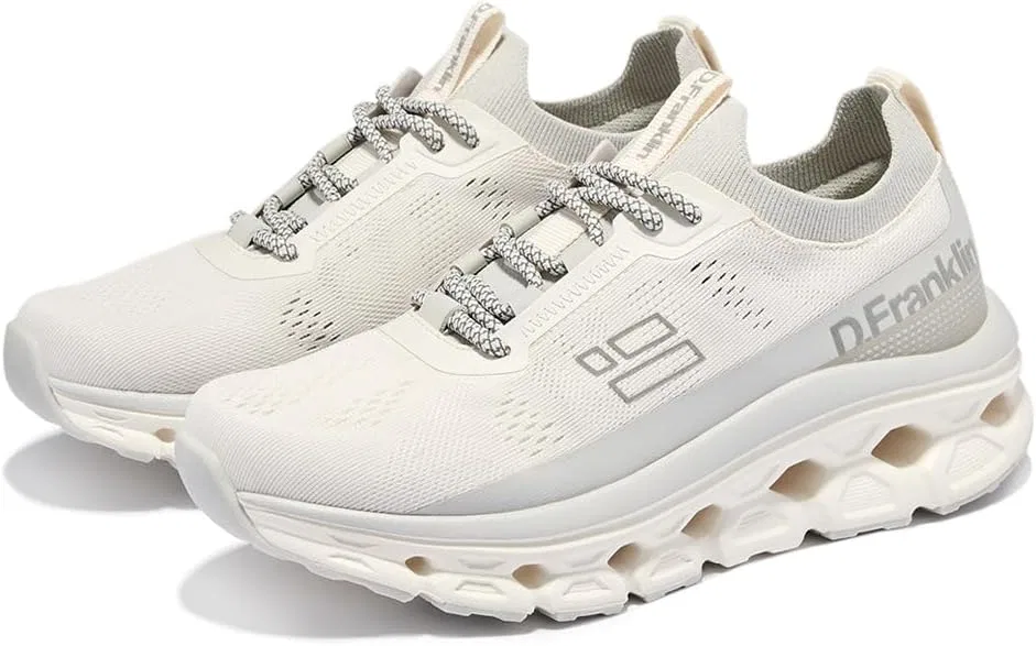 Кроссовки D.Franklin Aero Off Trainers - спортивная обувь унисекс - удобные и универсальные - повседневная мода, White 05 — фото 2