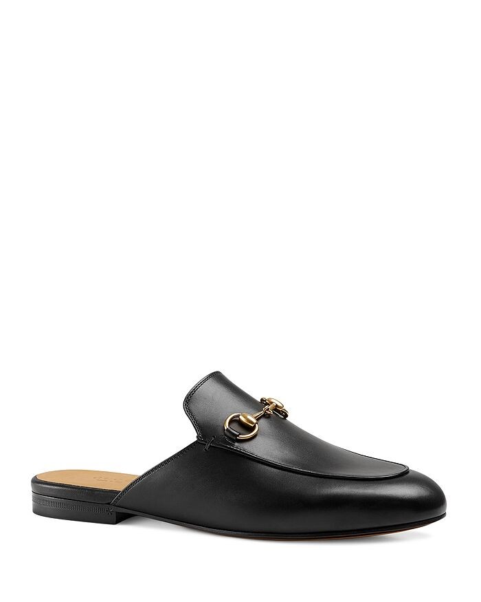 

Женские кожаные туфли без задника Princetown Gucci