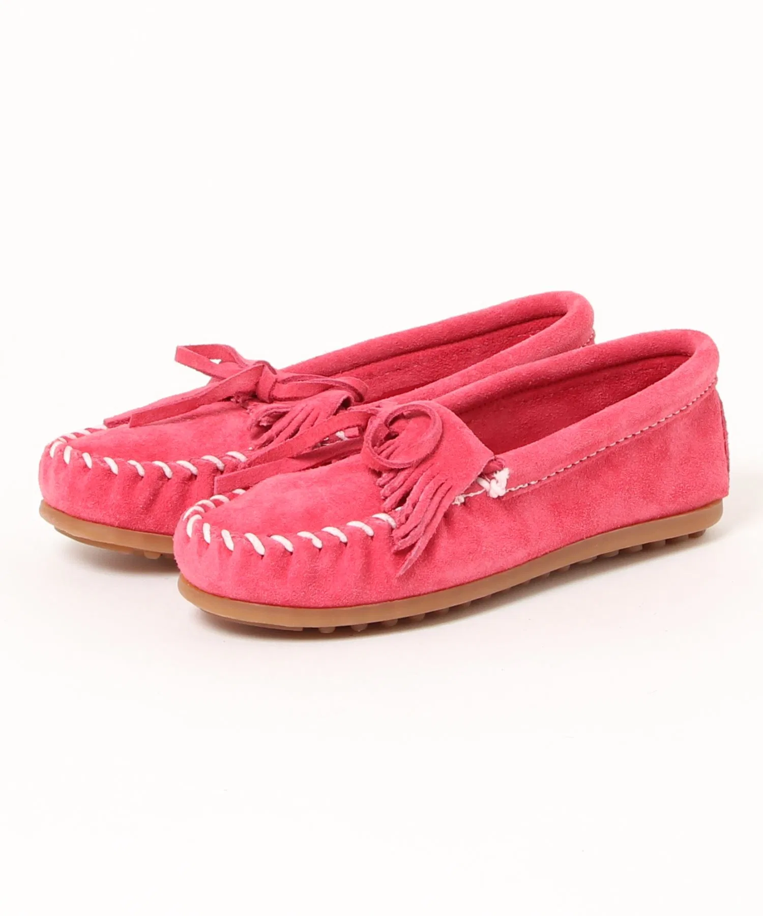 Детские мокасины Minnetonka KILTY SUEDE розовые