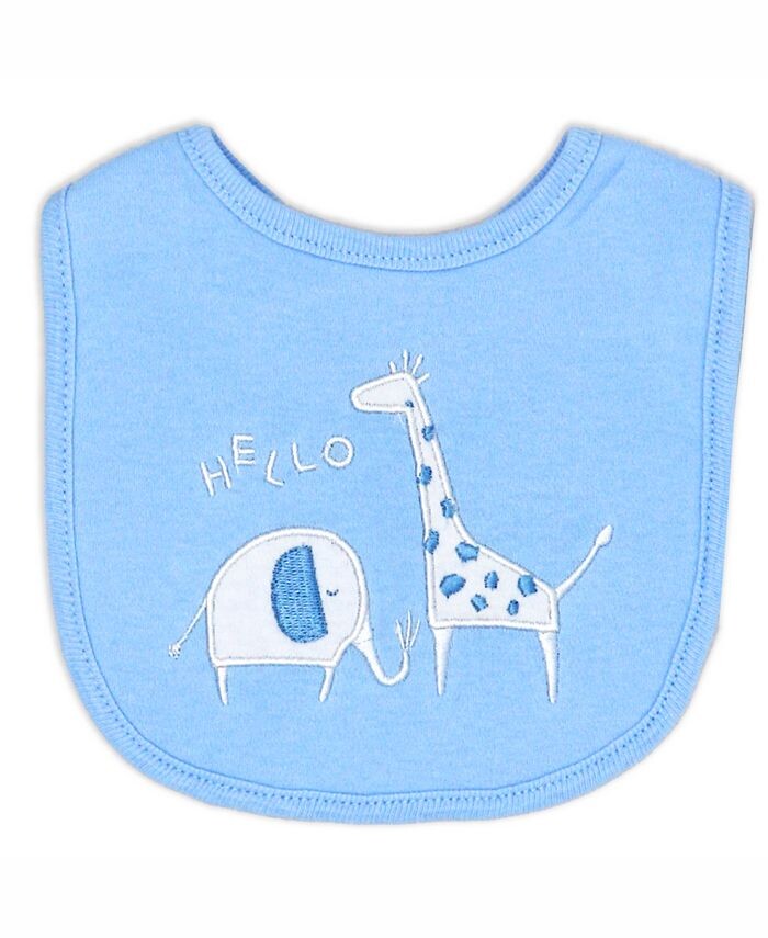 Подарочный набор из 6 предметов для новорожденных Layette Safari Rock-A-Bye Baby Boutique, синий — фото 4
