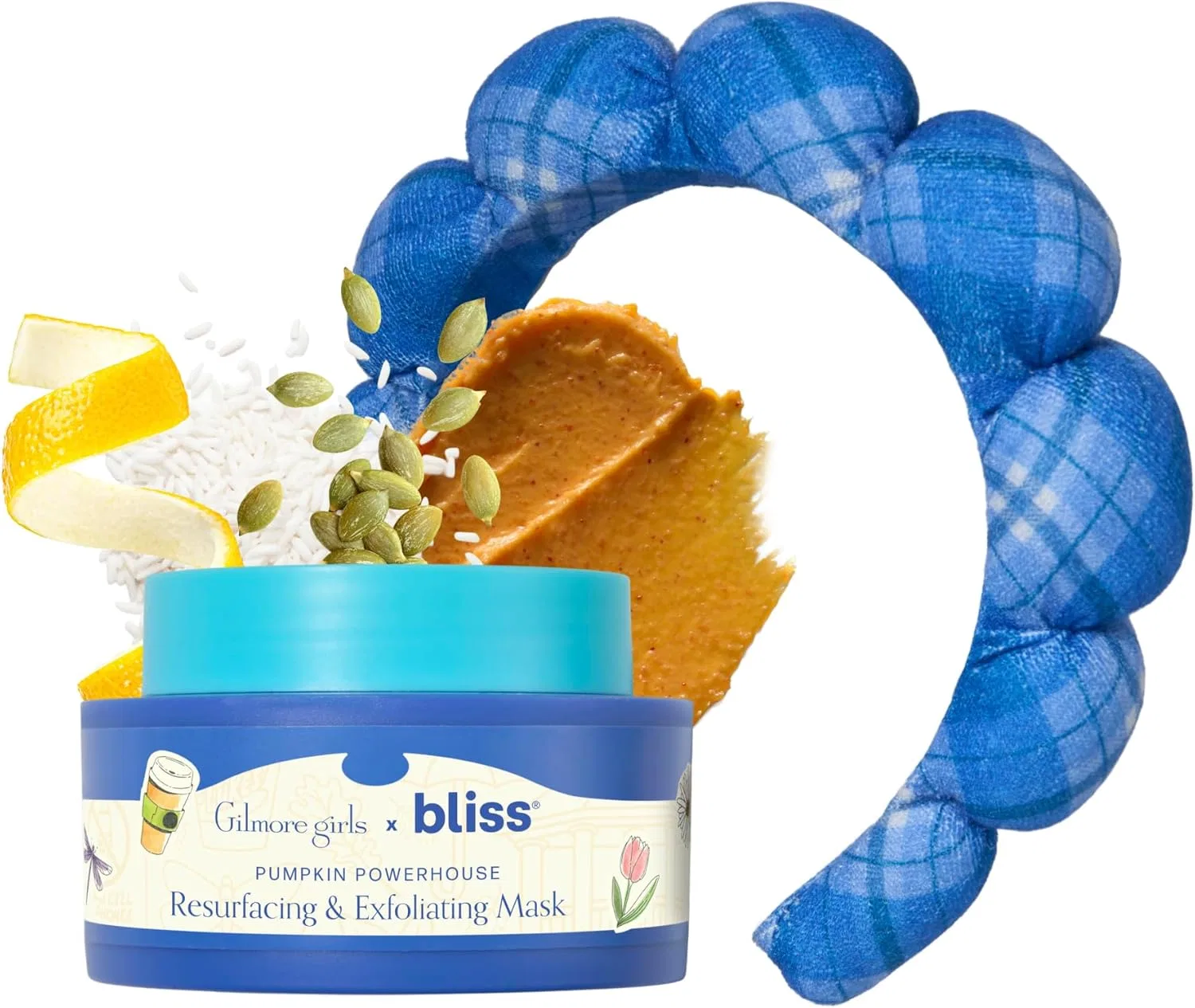 Маска для лица Bliss — Отшелушивающая Pumpkin Powerhouse с тыквой и AHA, 48 г
