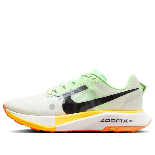 Кроссовки zoomx ultrafly trail 'beige green orange' Nike, зеленый
