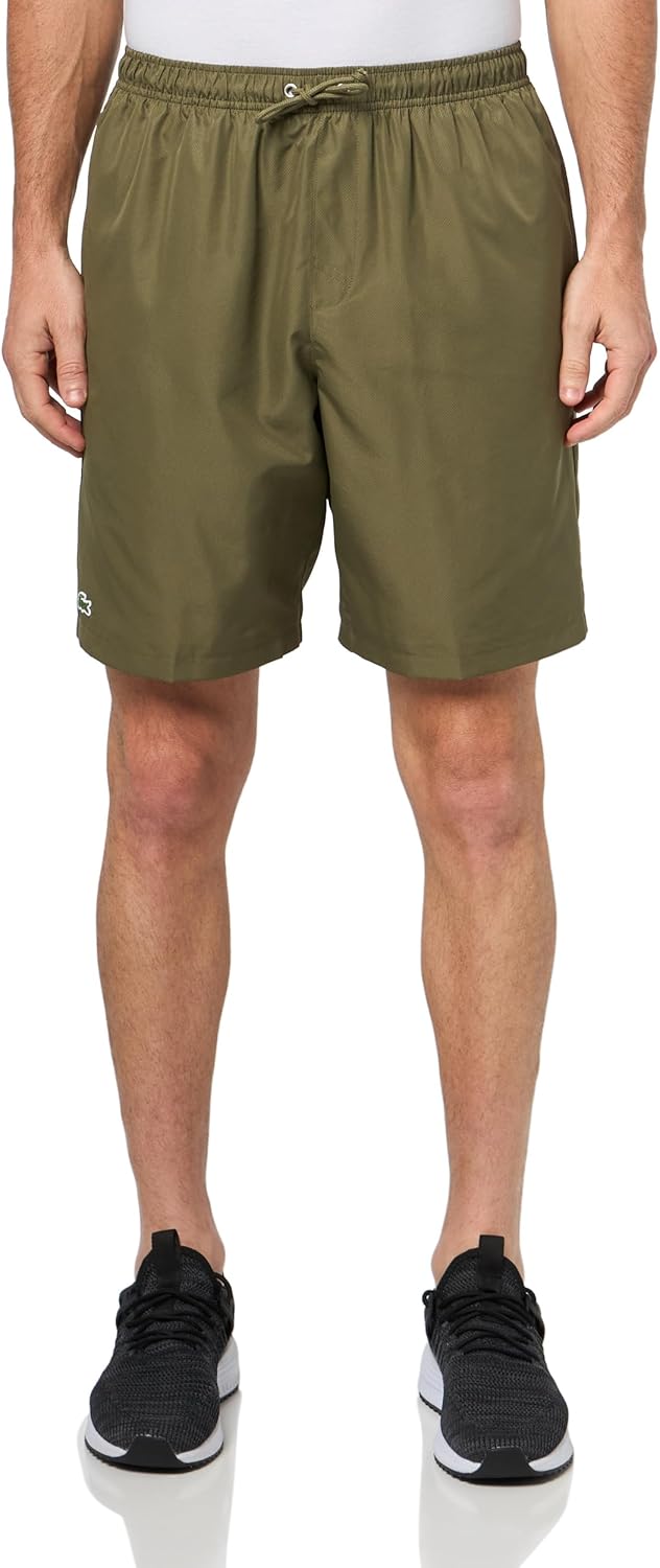 

Мужские спортивные теннисные шорты Lacoste с подкладкой, Olive