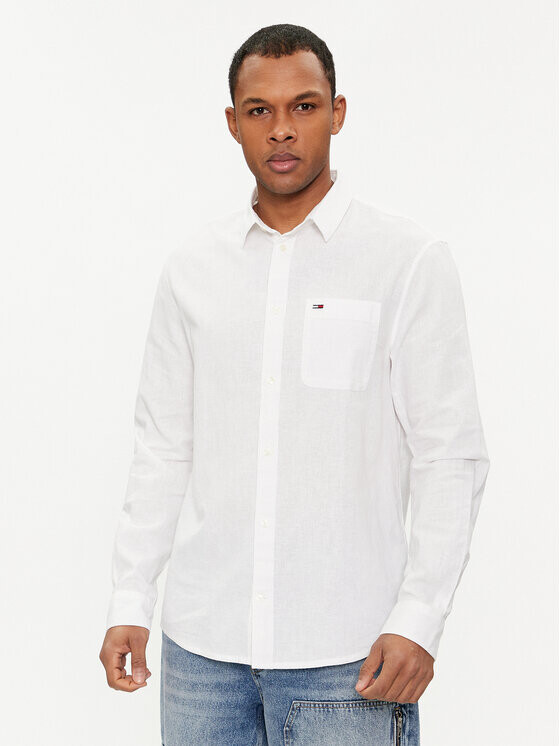 

Рубашка стандартного кроя Tommy Jeans, белый