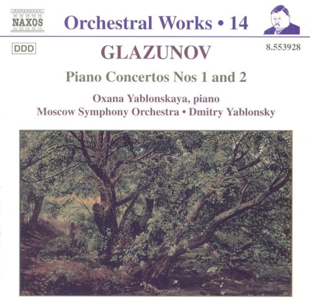 

Диск CD Orchestral Works 14 - Piano Concertos Nos 1 And 2 - Alexander Glazunov