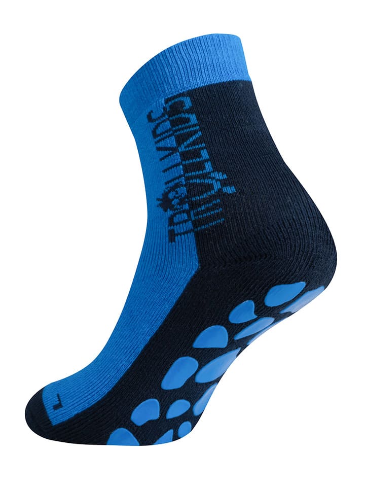 

Trollkids Противоскользящие носки "Детские" синего цвета