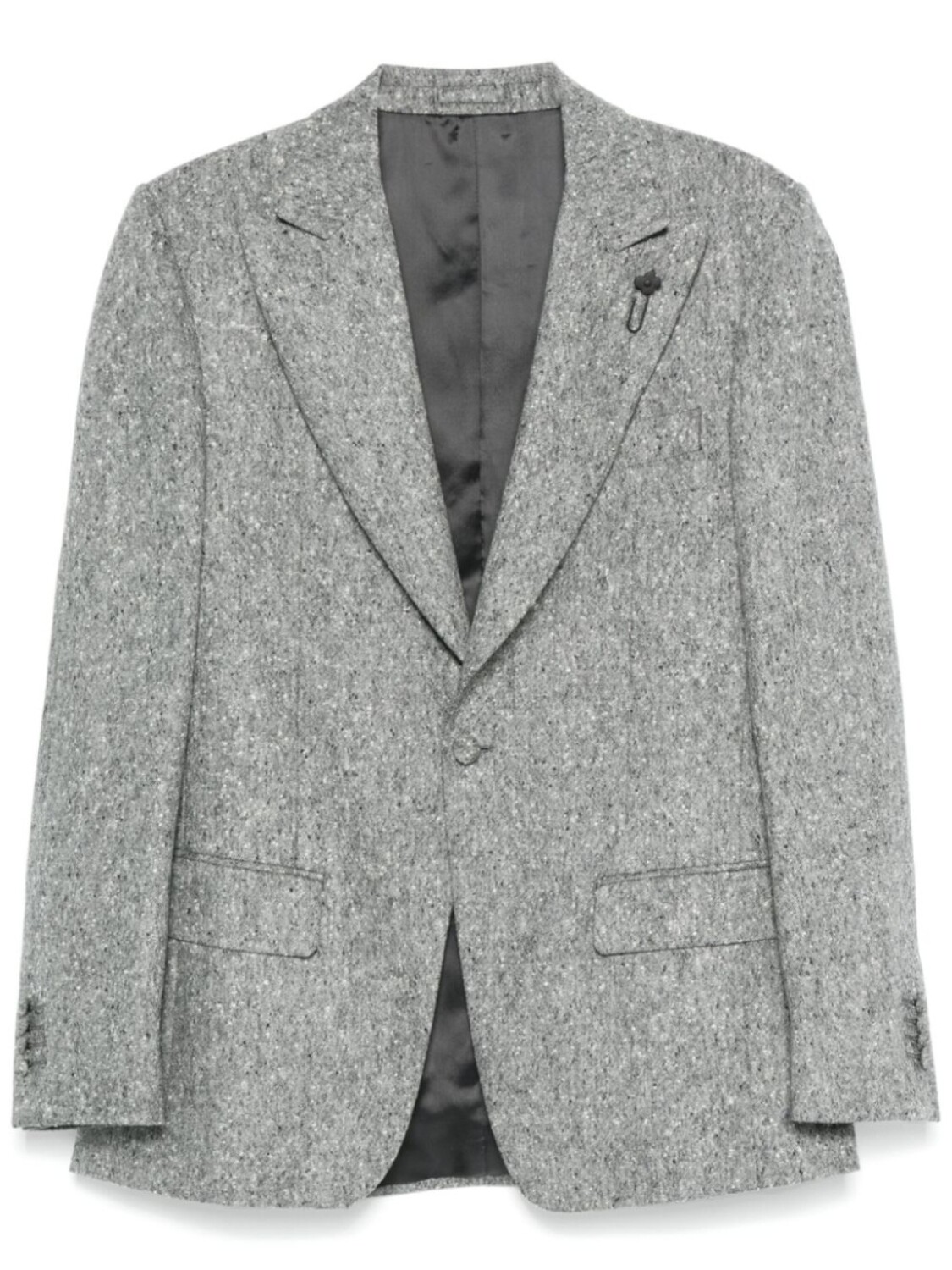 

Твидовый блейзер Lardini, серый