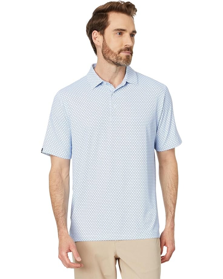 

Поло Callaway Gradient Chevron Printed, цвет Chambray