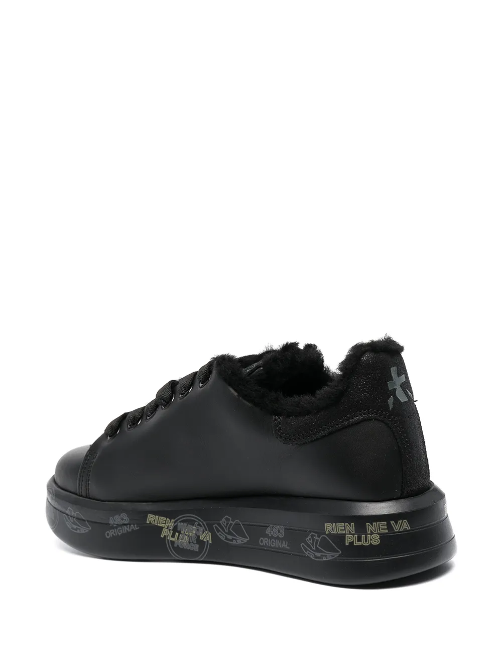Кроссовки с меховой подкладкой PREMIATA, черный — фото 3
