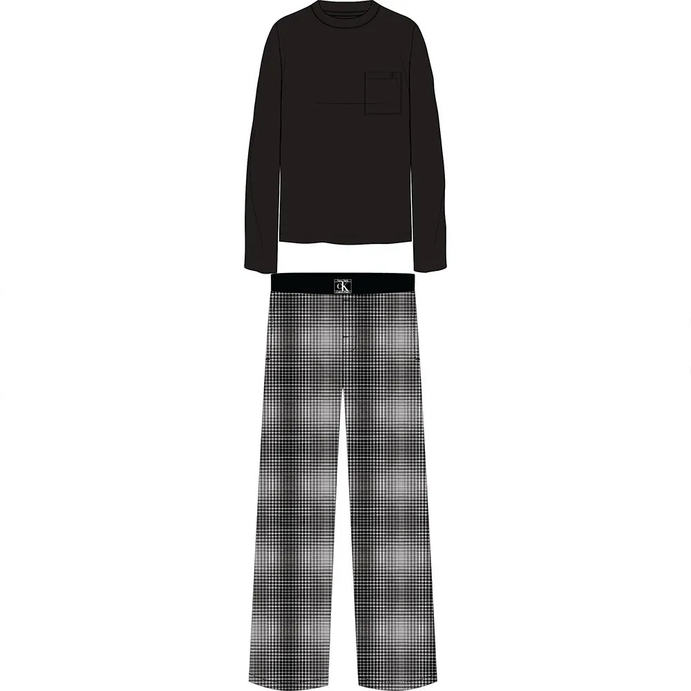 

Пижама Calvin Klein 000NM2842E, серый/черный