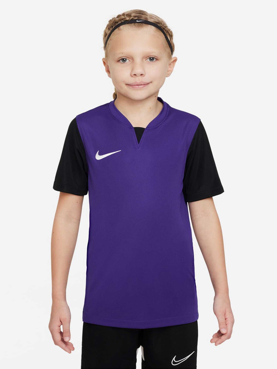 

Футболка Nike Team Y NK DF TROPHY V JSY SS, фиолетовый
