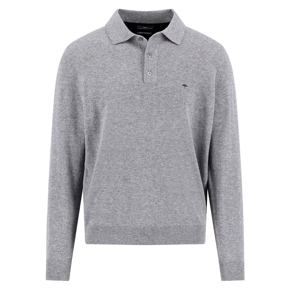 

Поло с длинным рукавом Fynch Hatton 1514804, серый