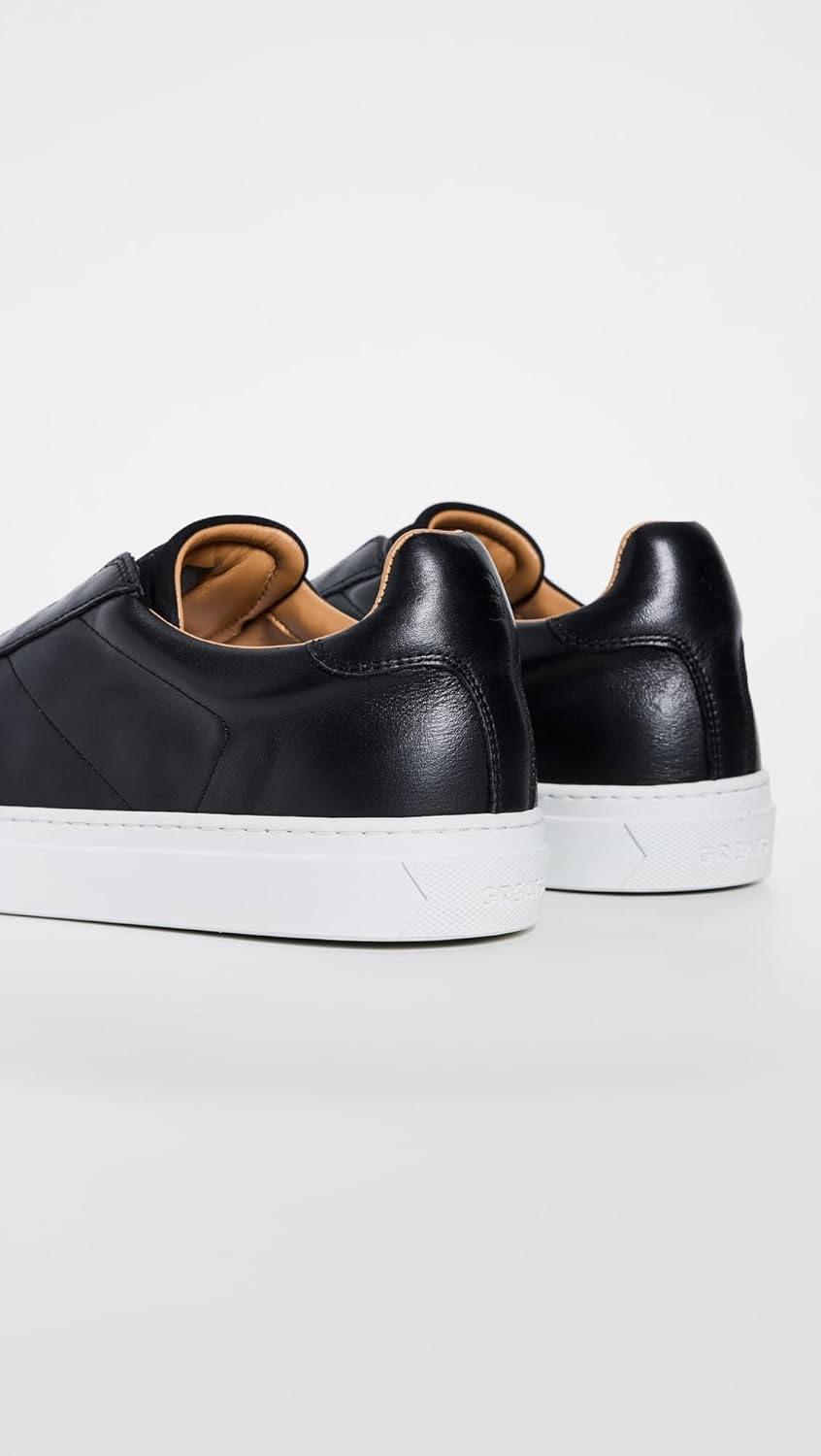 Мужские кожаные кроссовки GREATS Royale 2.0, черный — фото 4