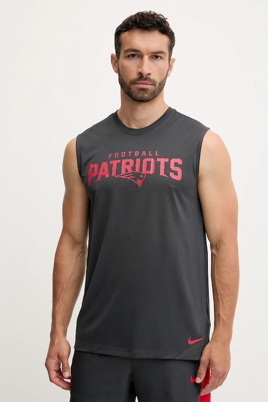 

Футболка New England Patriots Nike, серый