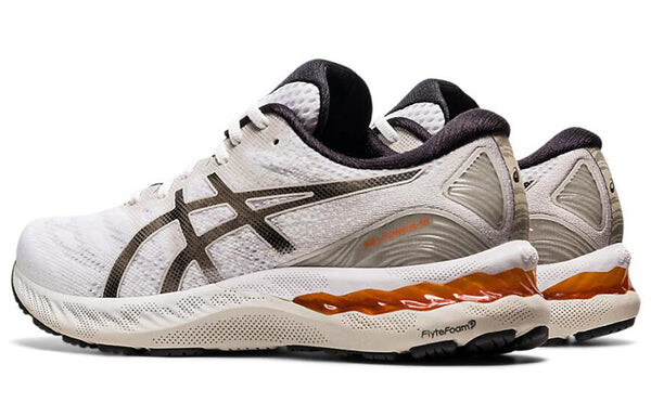 Кроссовки гель нимбус 23 Asics, белый — фото 4