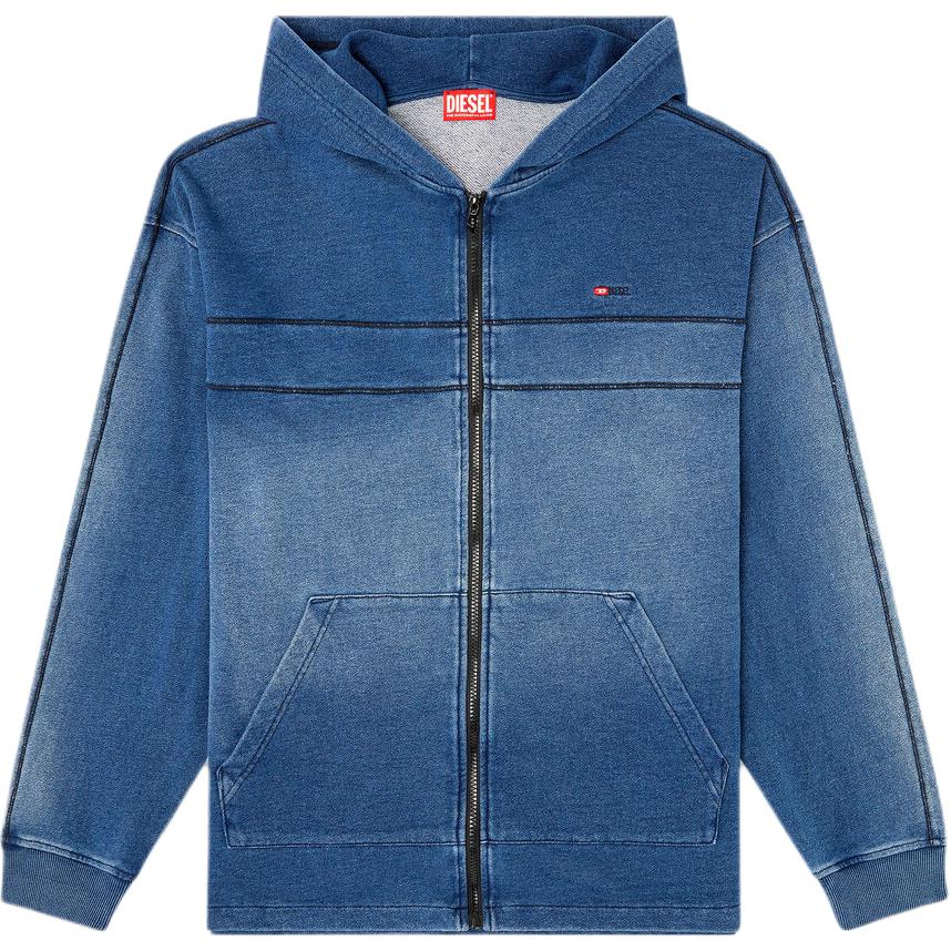 

DIESEL Худи на молнии, Blue