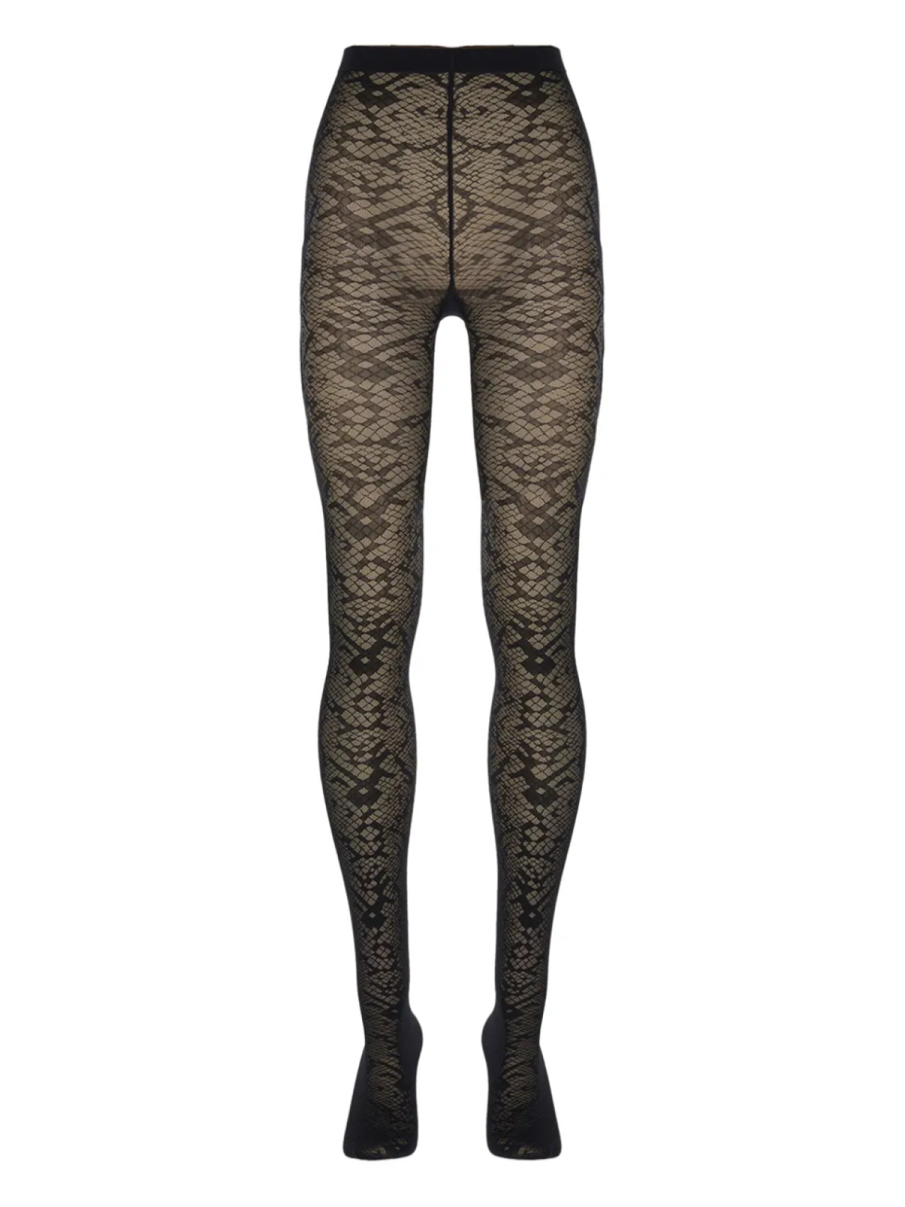 

Жаккардовые колготки Wolford, черный