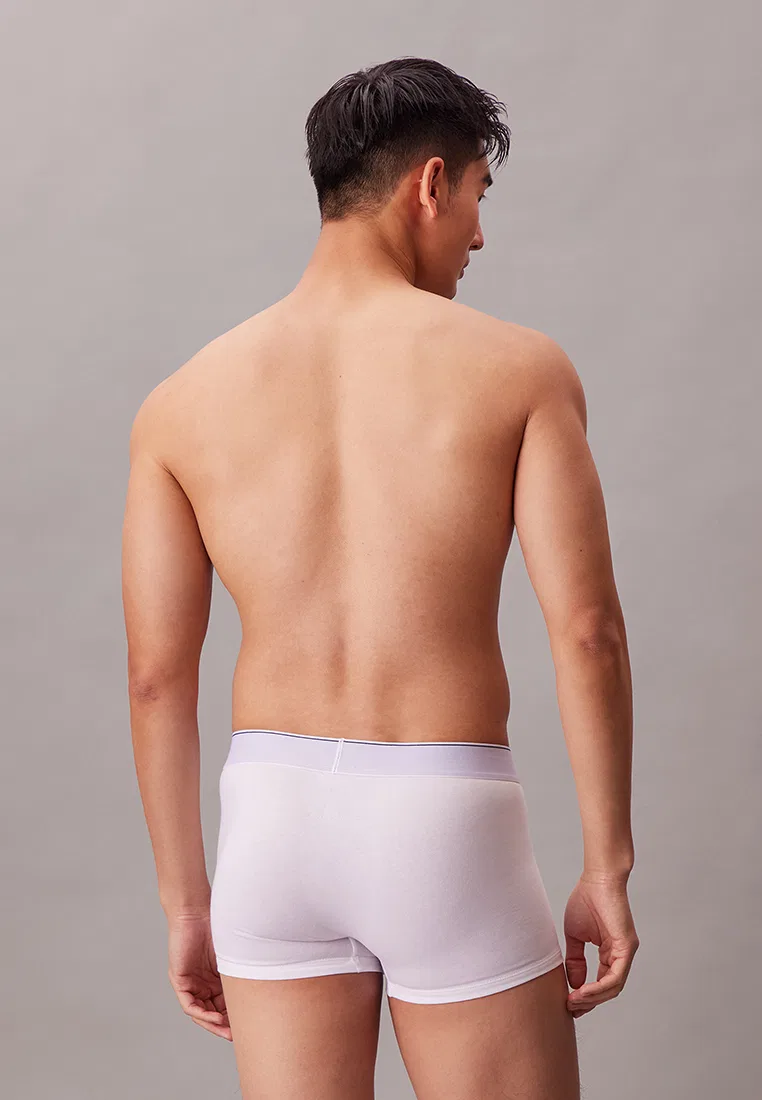 Трусы, 3 шт., Monogram, Calvin Klein, белый/черный/серый — фото 3