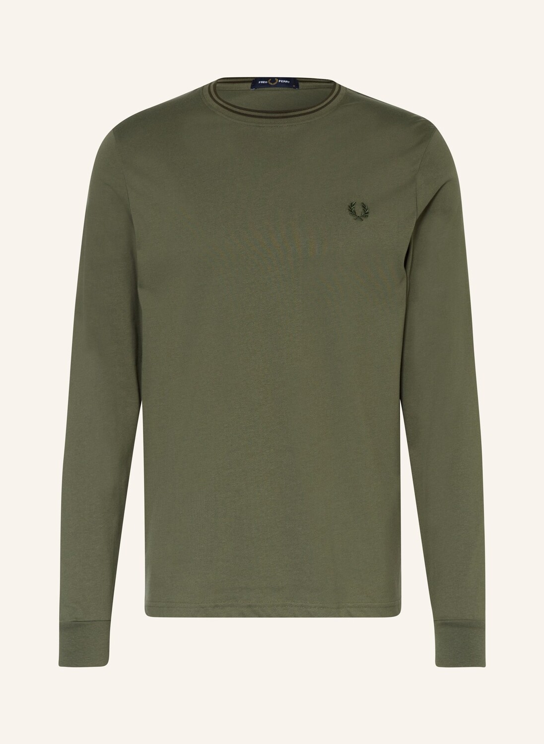

Лонгслив FRED PERRY, оливковый