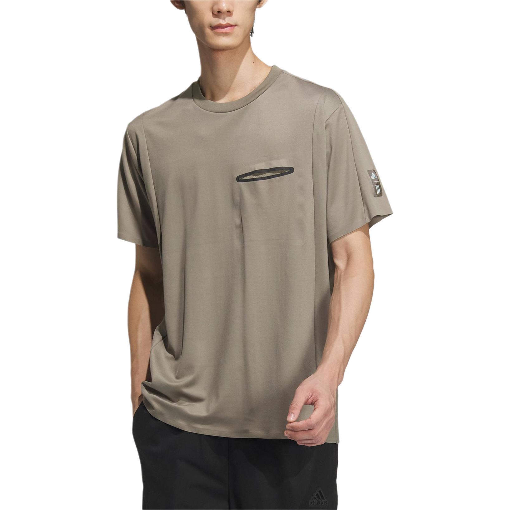 Футболка Wuji Cool Earth Umber Adidas Мужская — фото 3