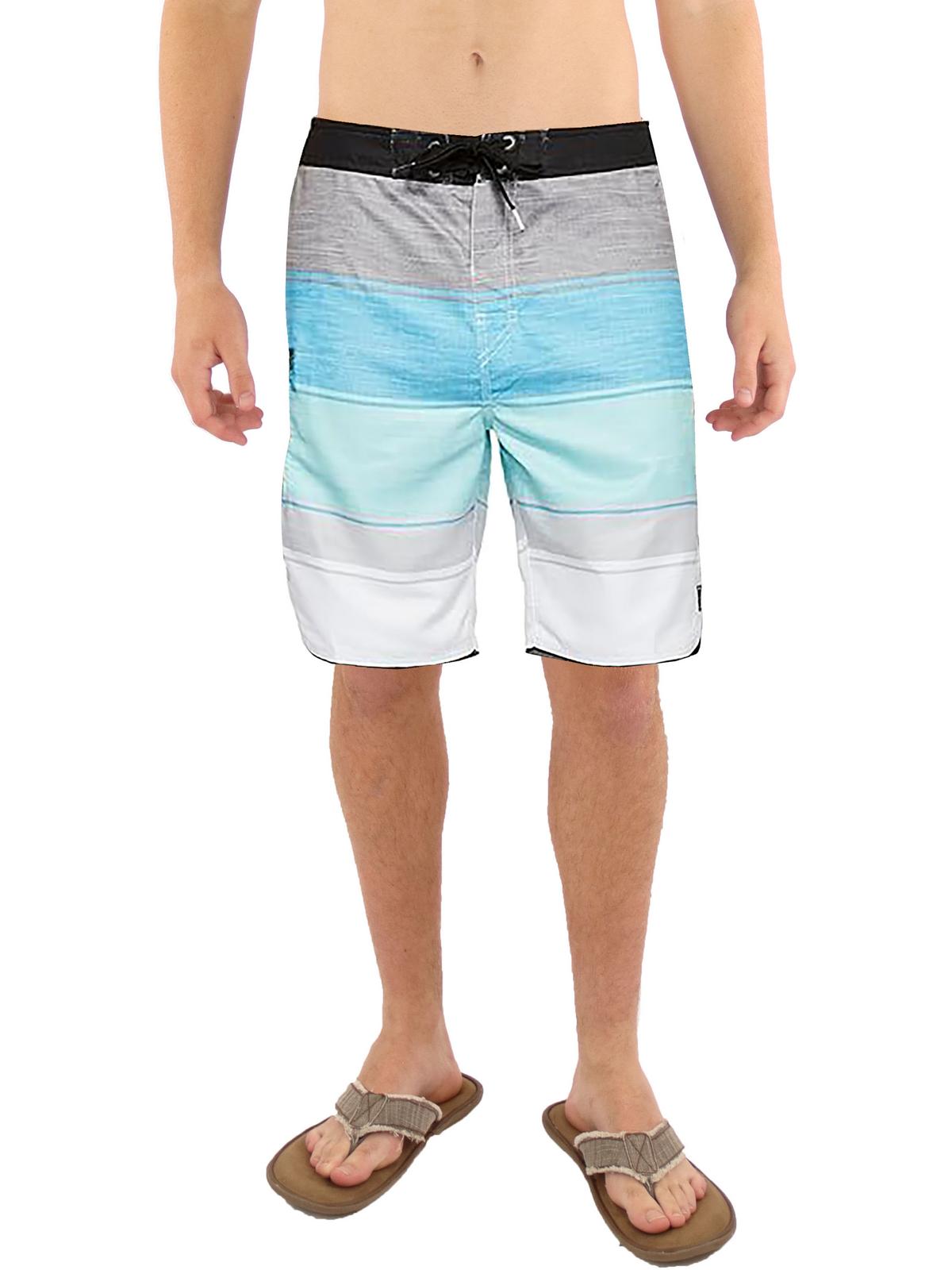 

Мужские шорты для серфинга Surf Craft с принтом и шнуровкой Rip Curl, светло-голубой