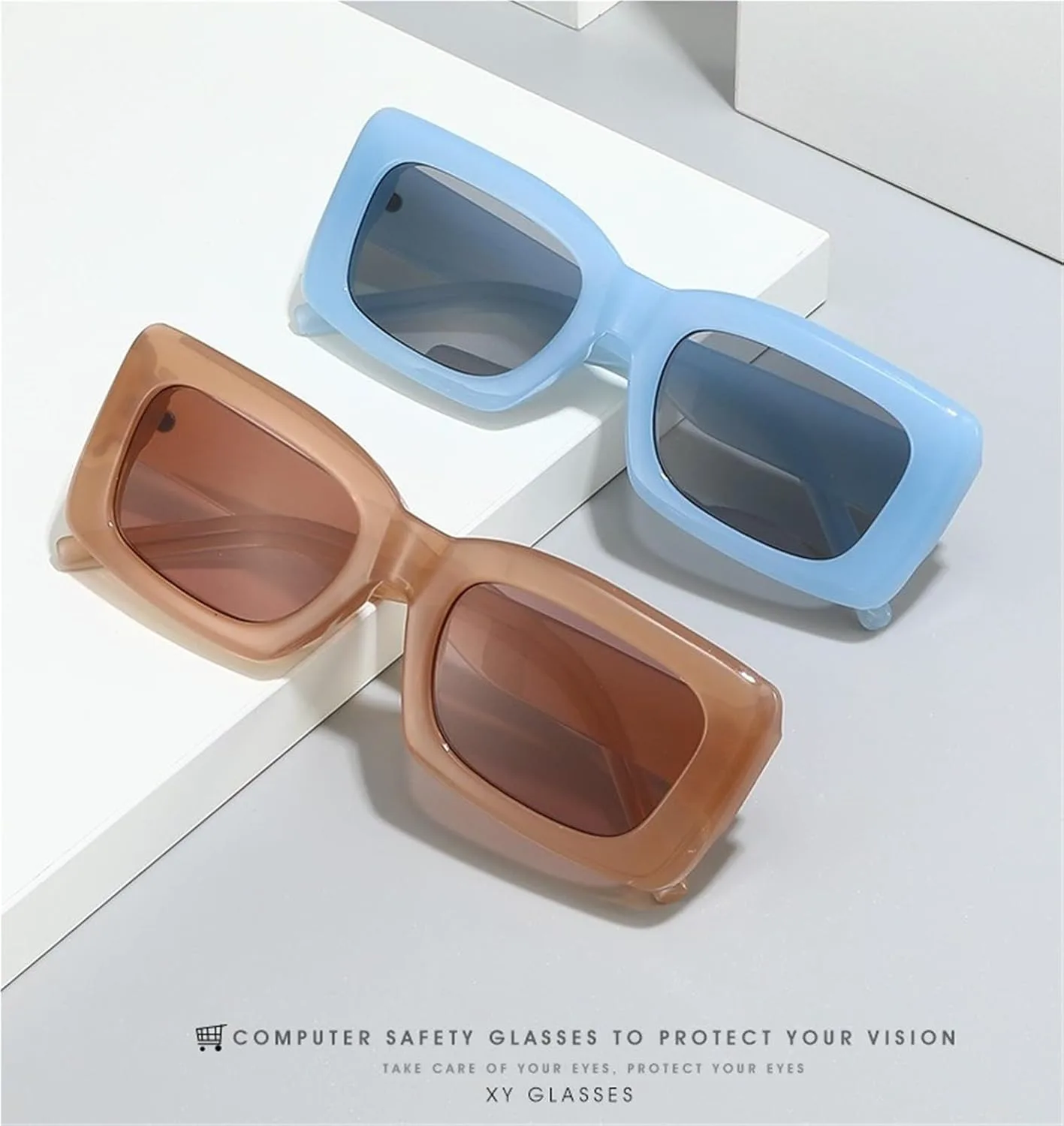 

Мужские солнцезащитные очки для отдыха, женские солнцезащитные очки для поездок на работу и для активного отдыха. Декоративные солнцезащитные очки Generic, Orange