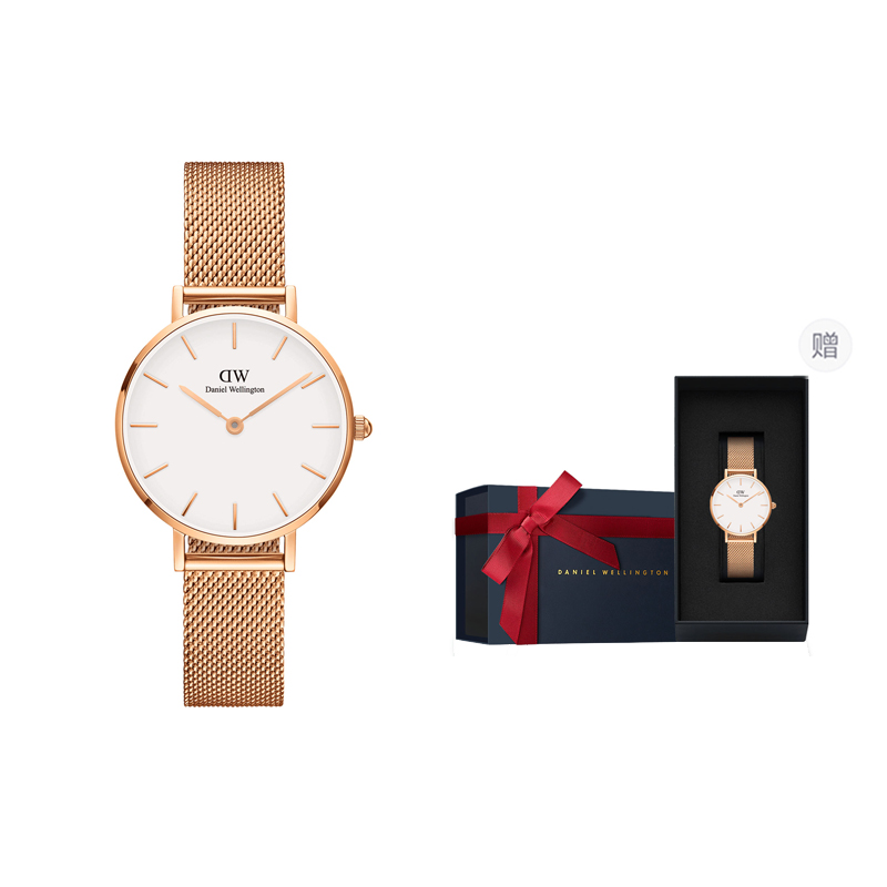 

DW/DanielWellington Часы Daniel Wellington Wrist Watch Quartz Movement Stainless Steel Watchband 28MM White Dial Women's Watch