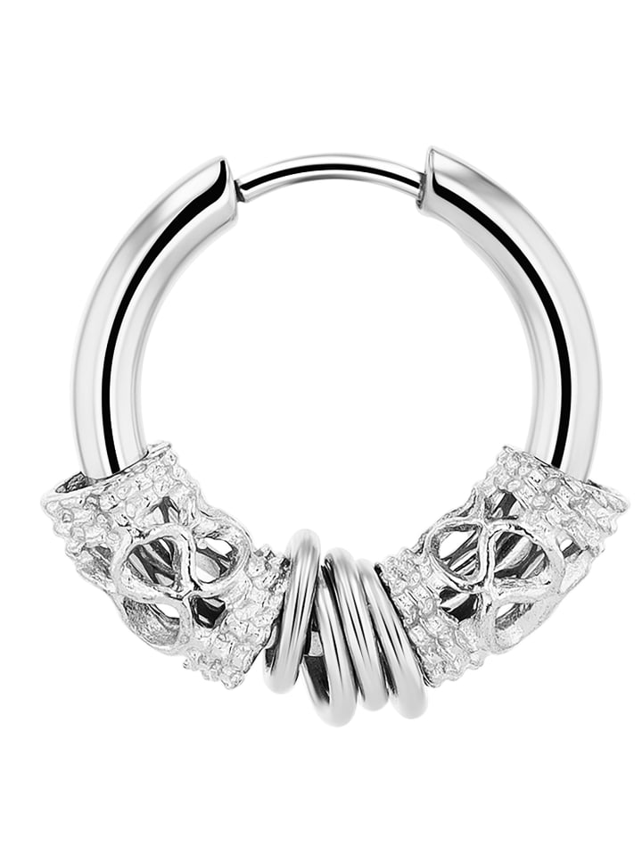 

Adeliás Серьги унисекс из нержавеющей стали, серебристого цвета