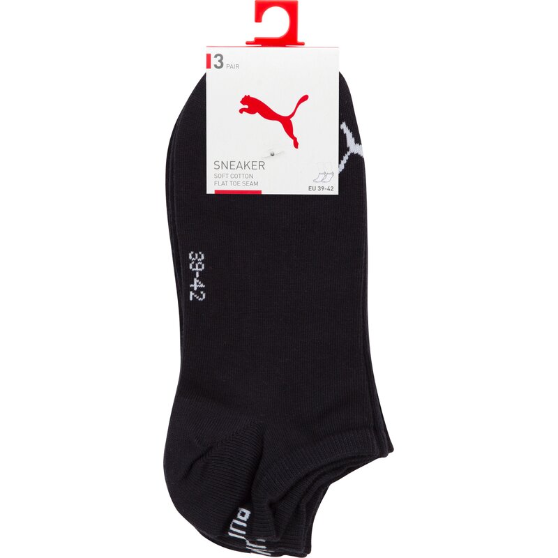 Простые кроссовки - носки для тренировок, упаковка 3 шт. Puma, черный — фото 2