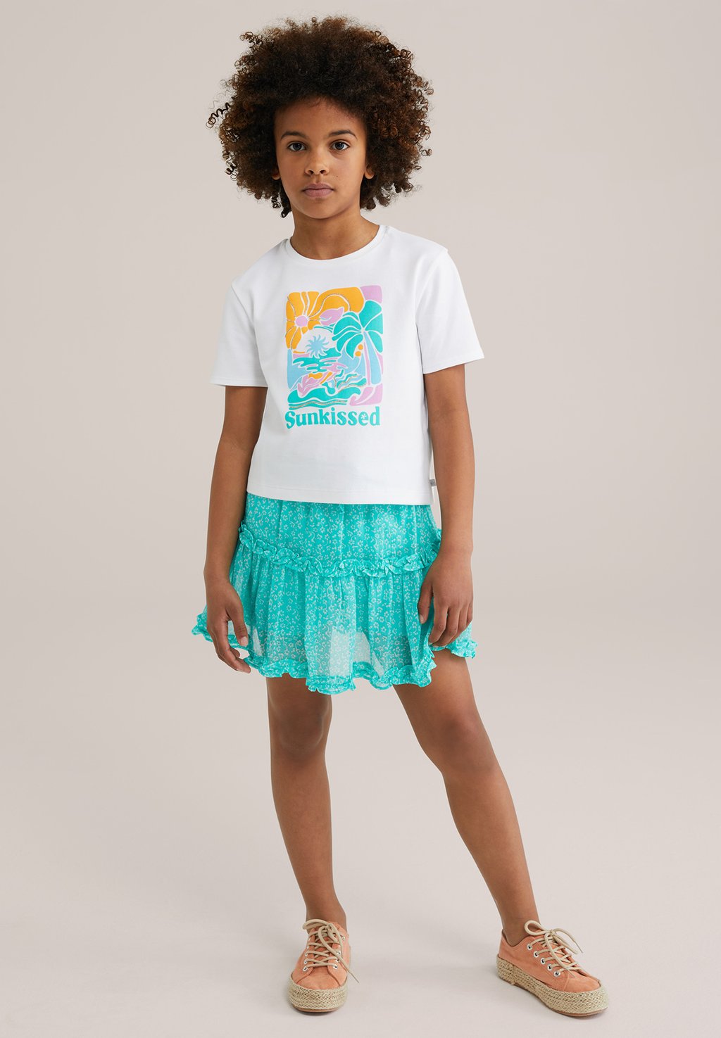 

Юбка-колокол WE Fashion, цвет Sea Green