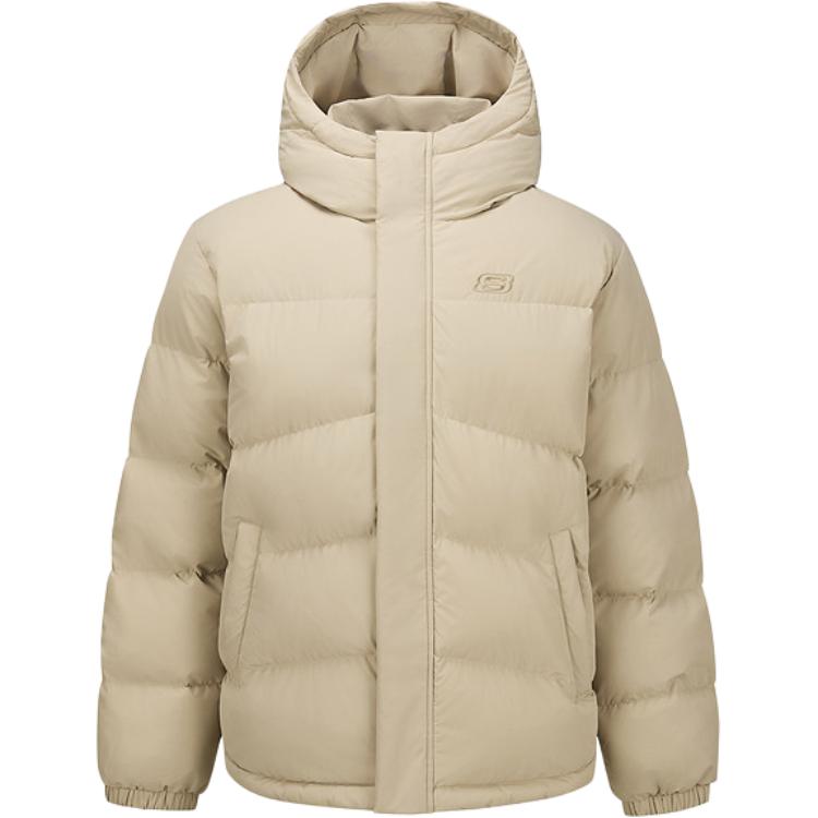 

Skechers Пуховик Unisex Light Brown/0046 с капюшоном Moderate