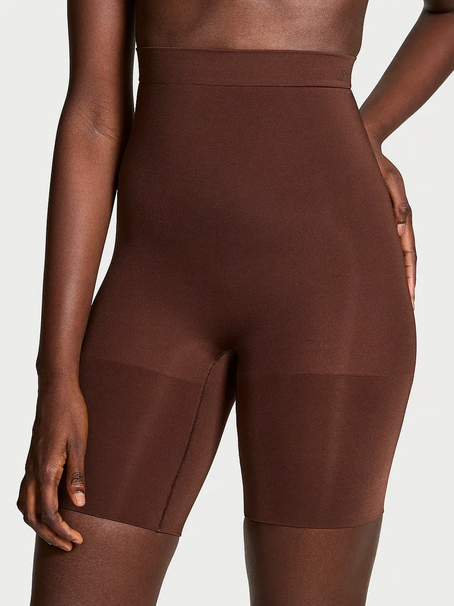 

Шорты до середины бедра Seamless Shaping Victoria'S Secret, цвет Ganache