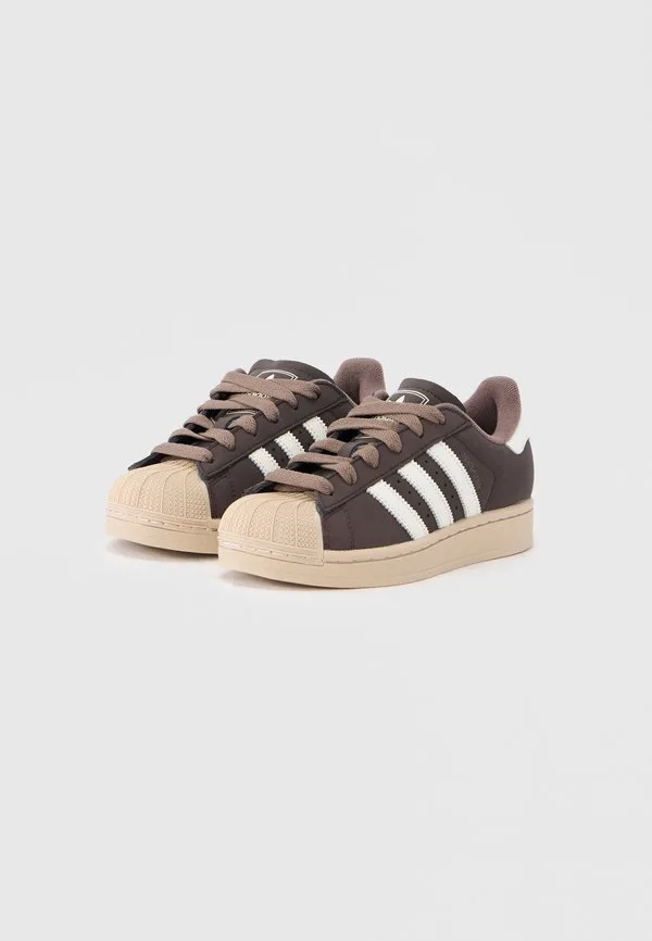 Кроссовки superstar ii унисекс Adidas Originals, Aurora Coffee/Off White/Stone Khaki — фото 2