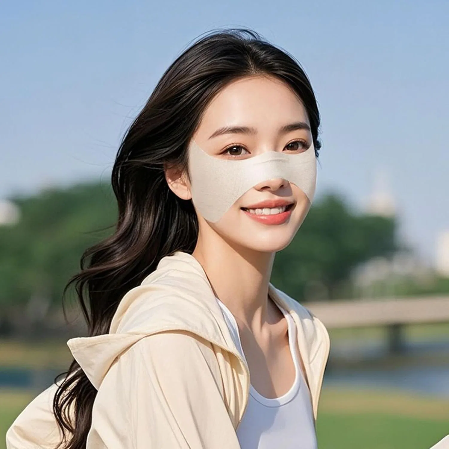 Патч для лица солнцезащитный Golf Sunscreen Patch бежевый — фото 2