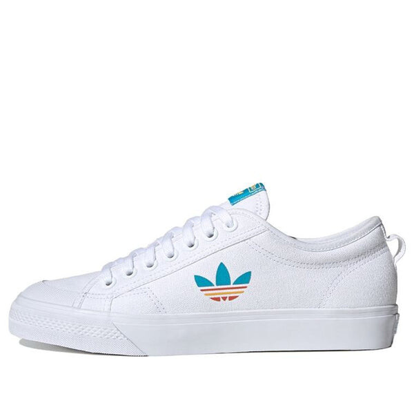 

Кроссовки оригиналы nizza трилистник Adidas, белый