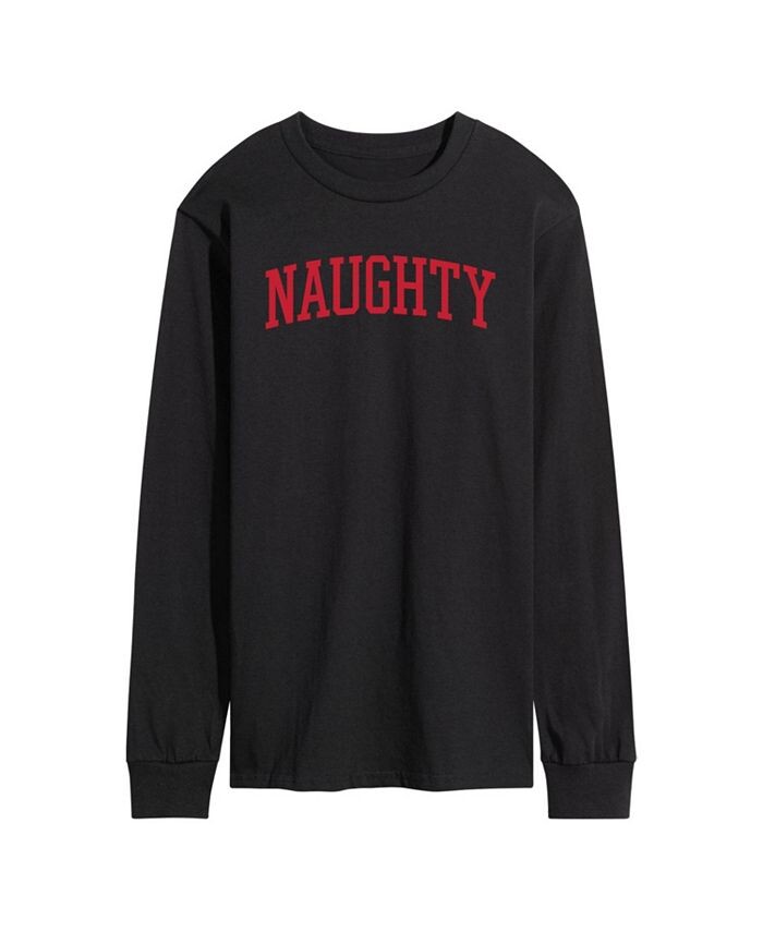 

Мужская футболка с длинным рукавом Naughty AIRWAVES, черный