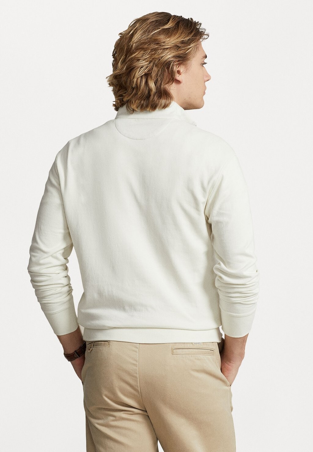 Футболка с длинным рукавом Long Sleeve Polo Ralph Lauren, цвет parchment cream — фото 3