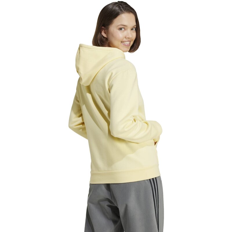 Толстовка с капюшоном, небольшой логотип, уютная и комфортная Adidas, цвет almyel — фото 3