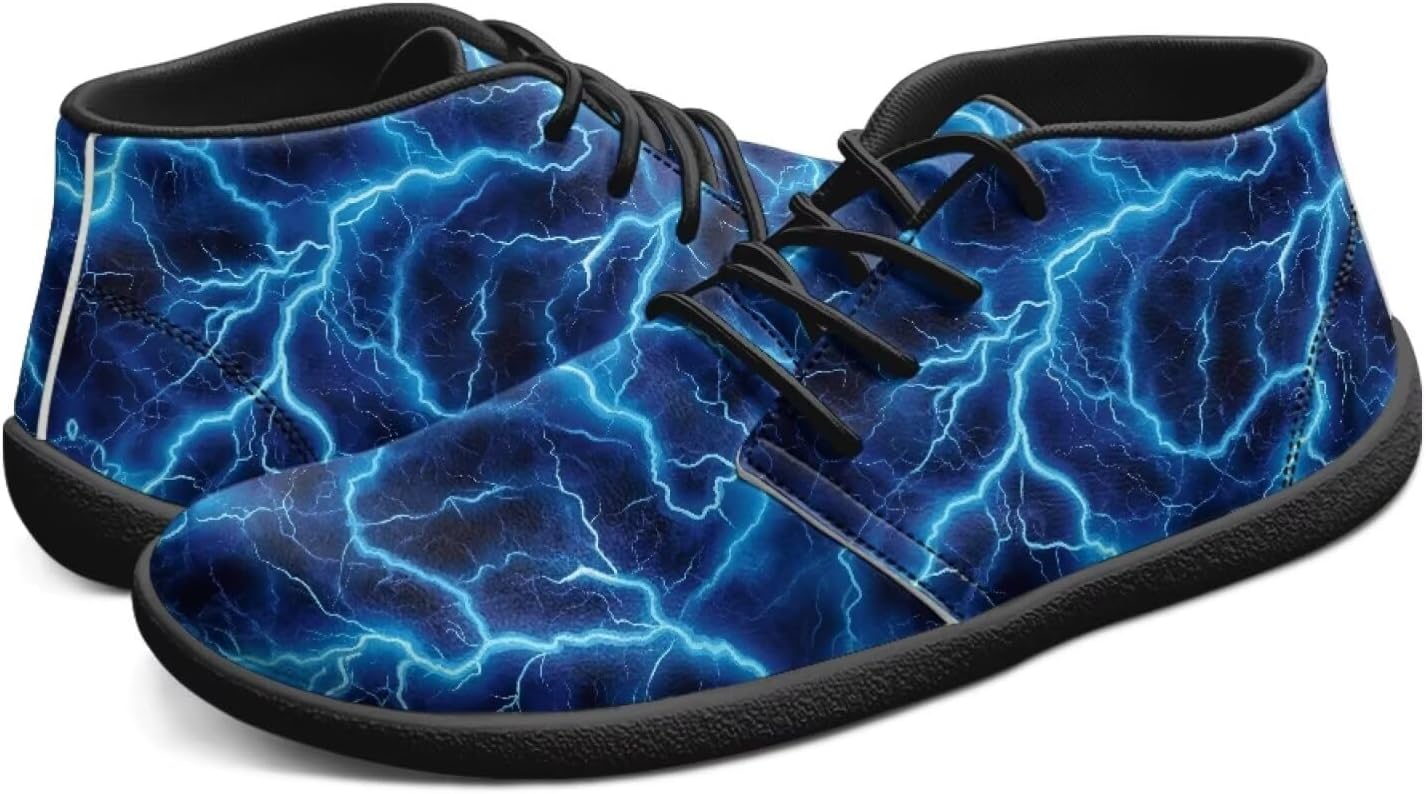 

Мужские босоножки с широким носком, минималистичные кроссовки для бега и кросс-тренинга, с нулевым перепадом, модные кеды, размеры 6-14 Pointodoor, синий