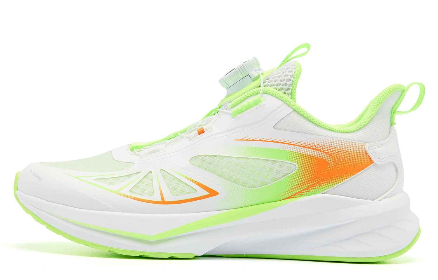 

QIAODAN Легкие, дышащие, амортизирующие, низкие детские кроссовки Light Speed 2.0 Jordan White Origin Green
