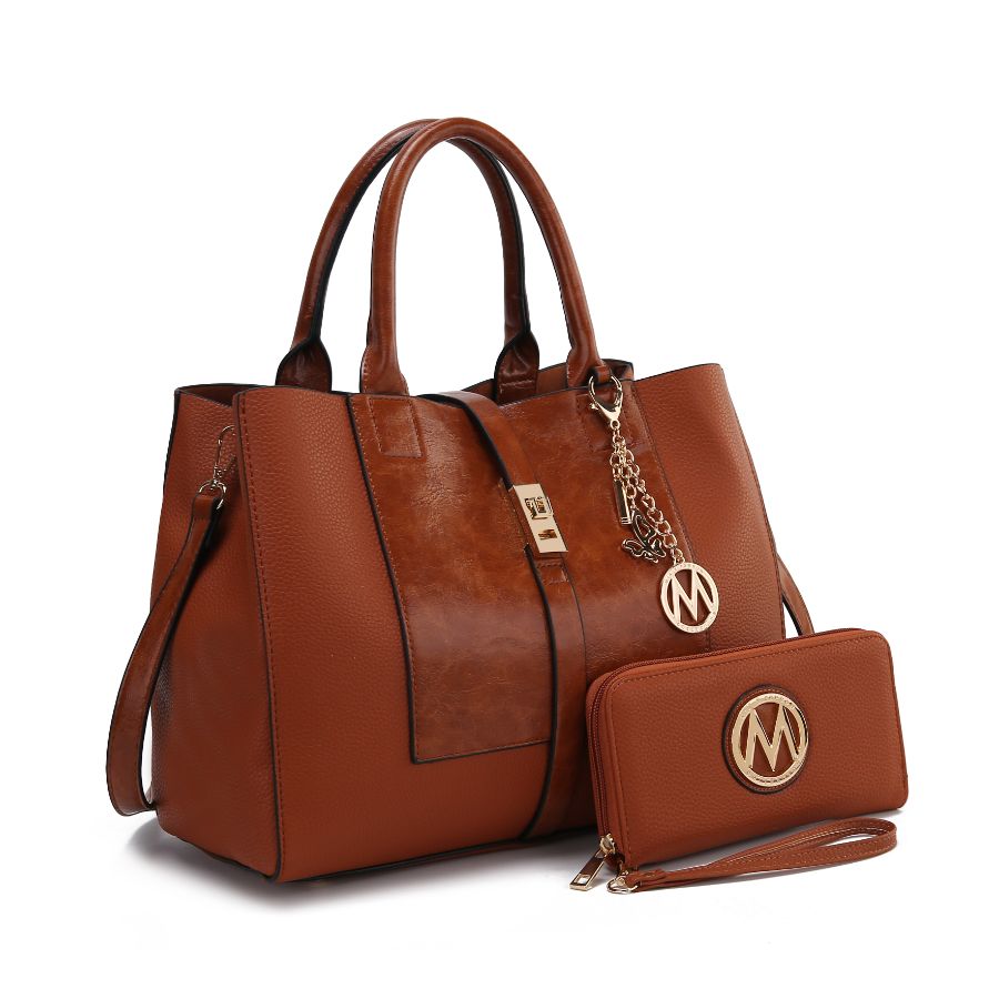 

Сумка-портфель Yola Satchel с кошельком MKF Collection By Mia K., цвет cognac