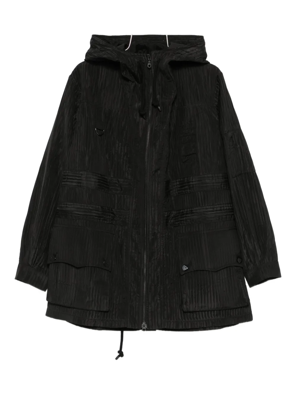 

Парка в рубчик Labrum London, черный