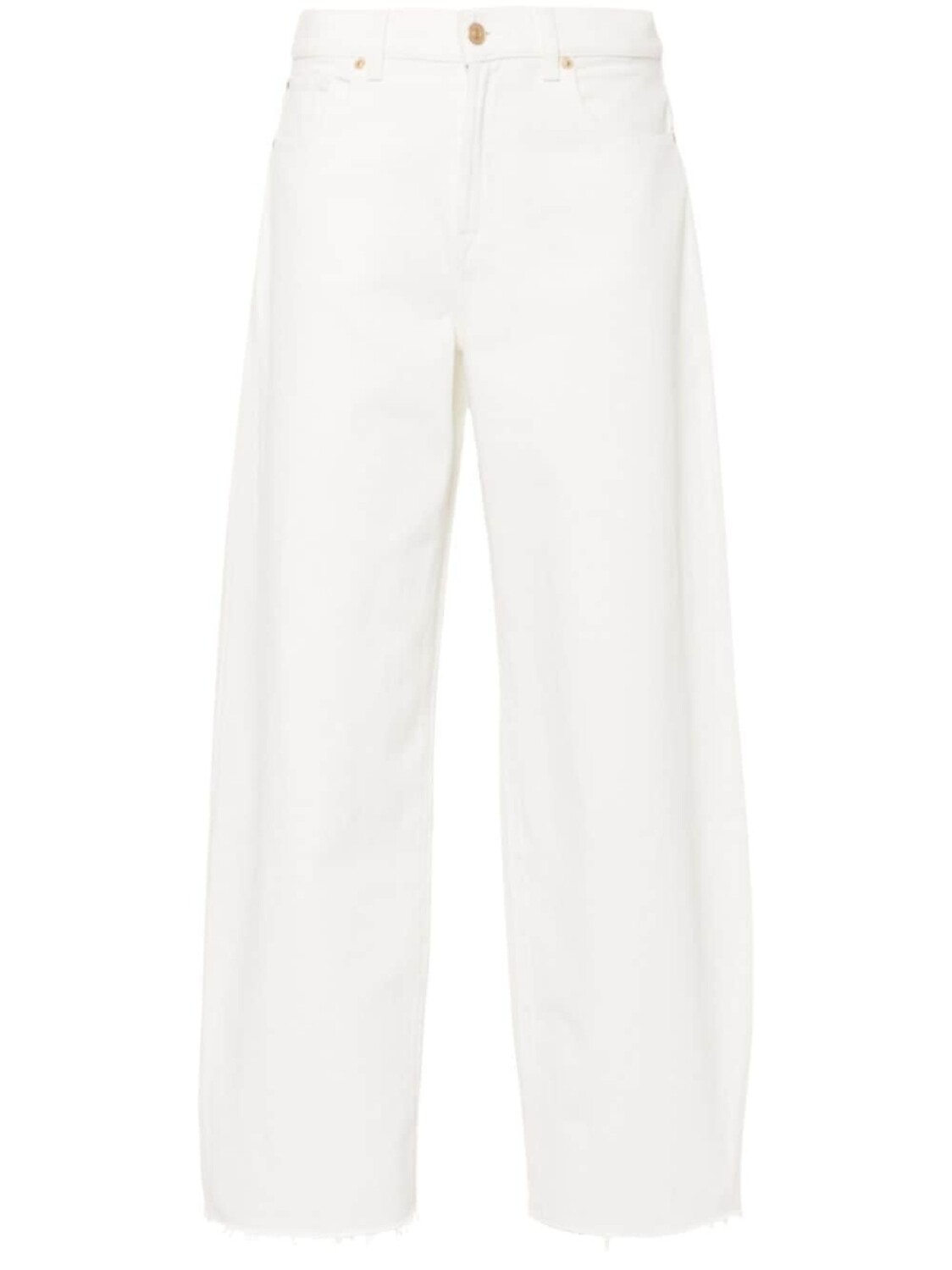

7 For All Mankind широкие джинсы Bonnie, белый