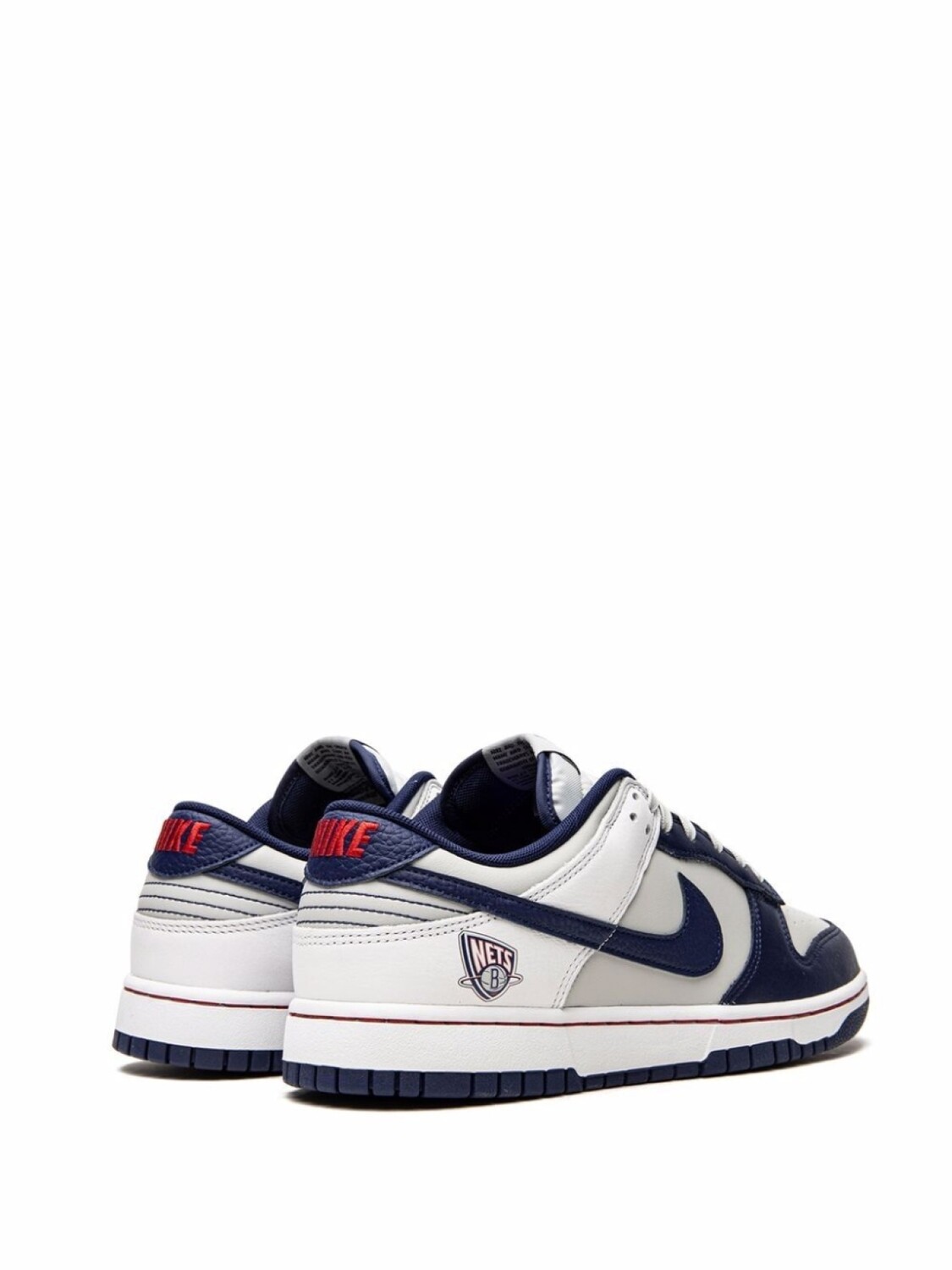 Кроссовки Dunk Low Retro 'NBA 75th Anniversary Brooklyn Nets' Nike, серый — фото 3