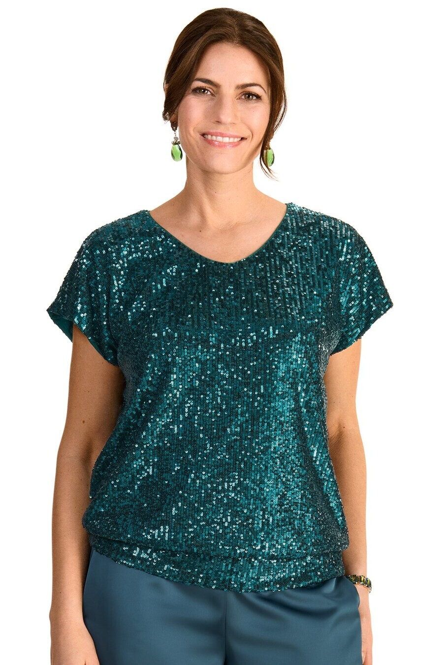 

Футболка HERMANN LANGE Collection Shirt, темно-зеленый