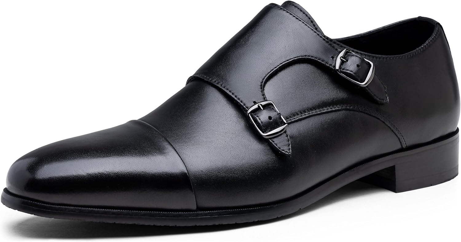 

Мужские туфли Jousen с монковой застежкой, черный