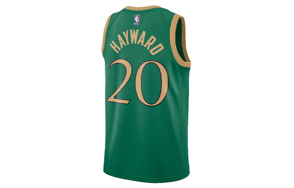 Спортивная футболка men's nba sw fan edition boston celtics . 2 no. 0 basketball green jersey Nike, зеленый — фото 2