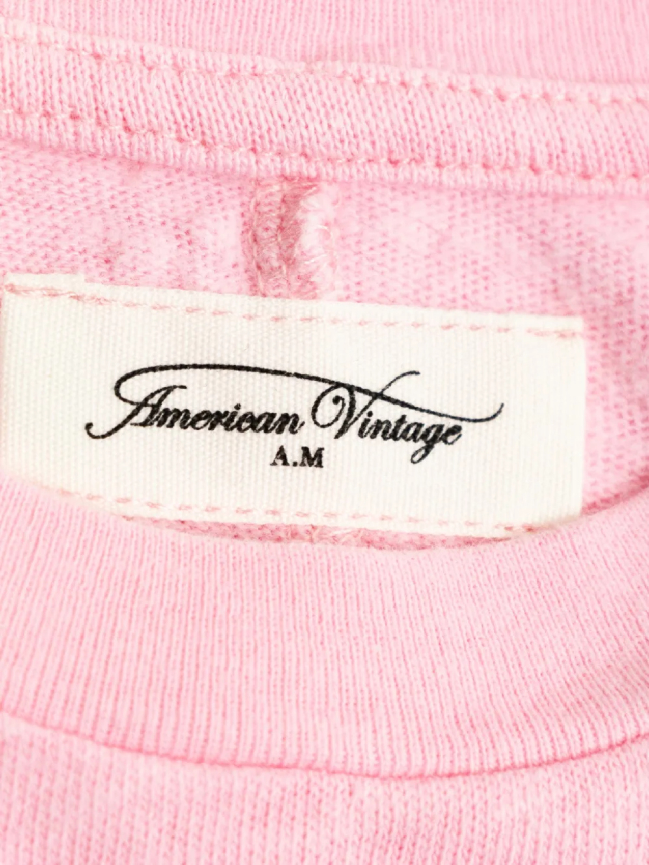 Футболка с фактурой слэба American Vintage Kids, розовый — фото 4